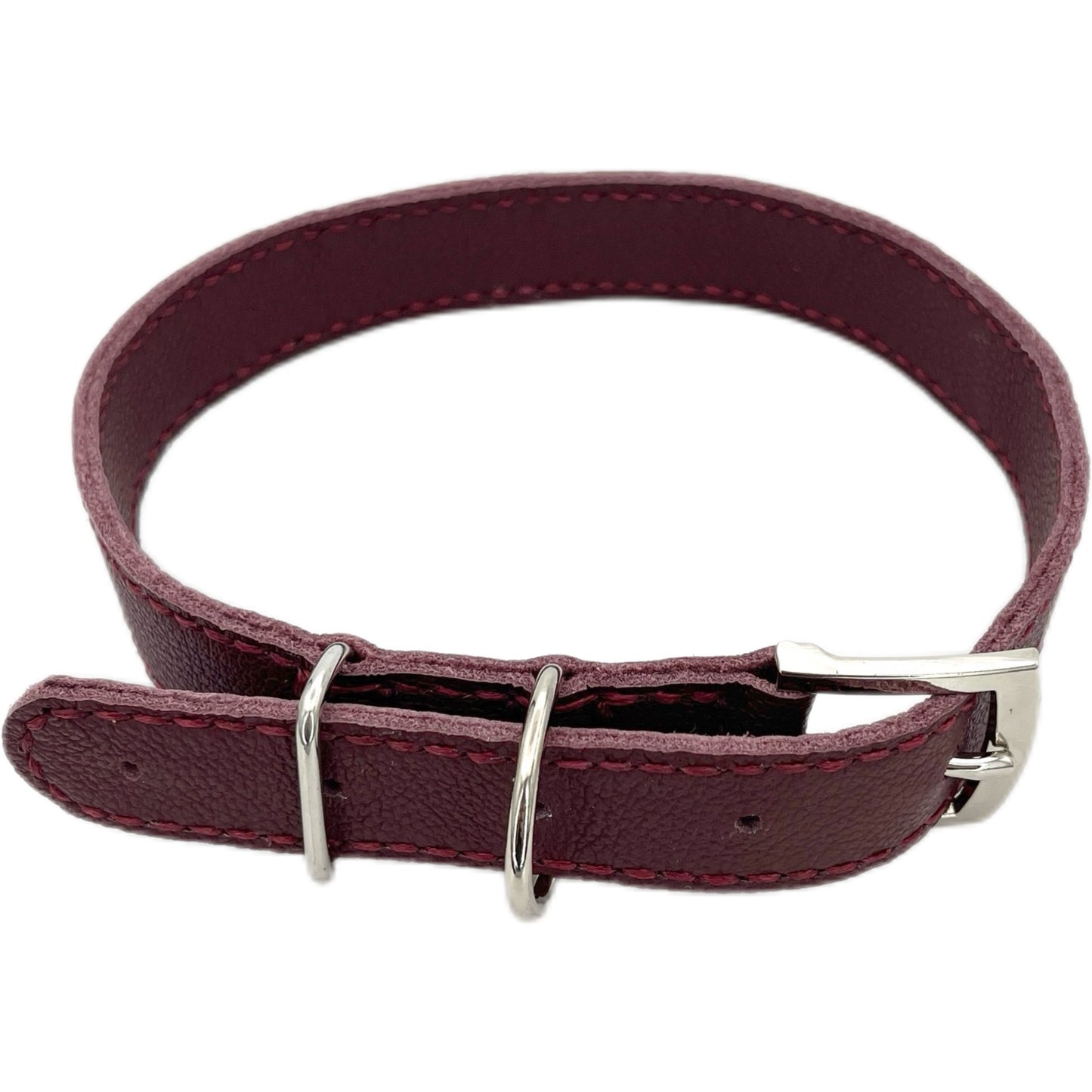 Large Red Leather Collar