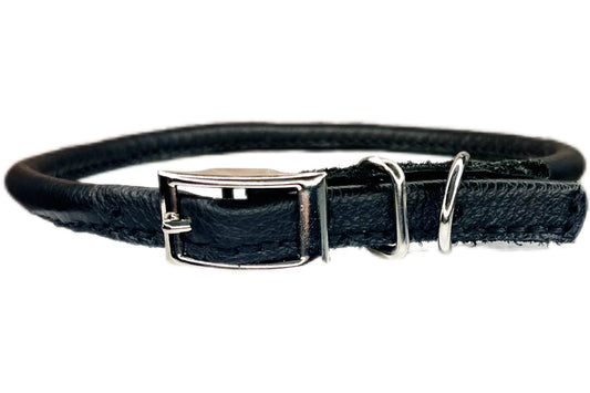 Thick Black Rolled Collar