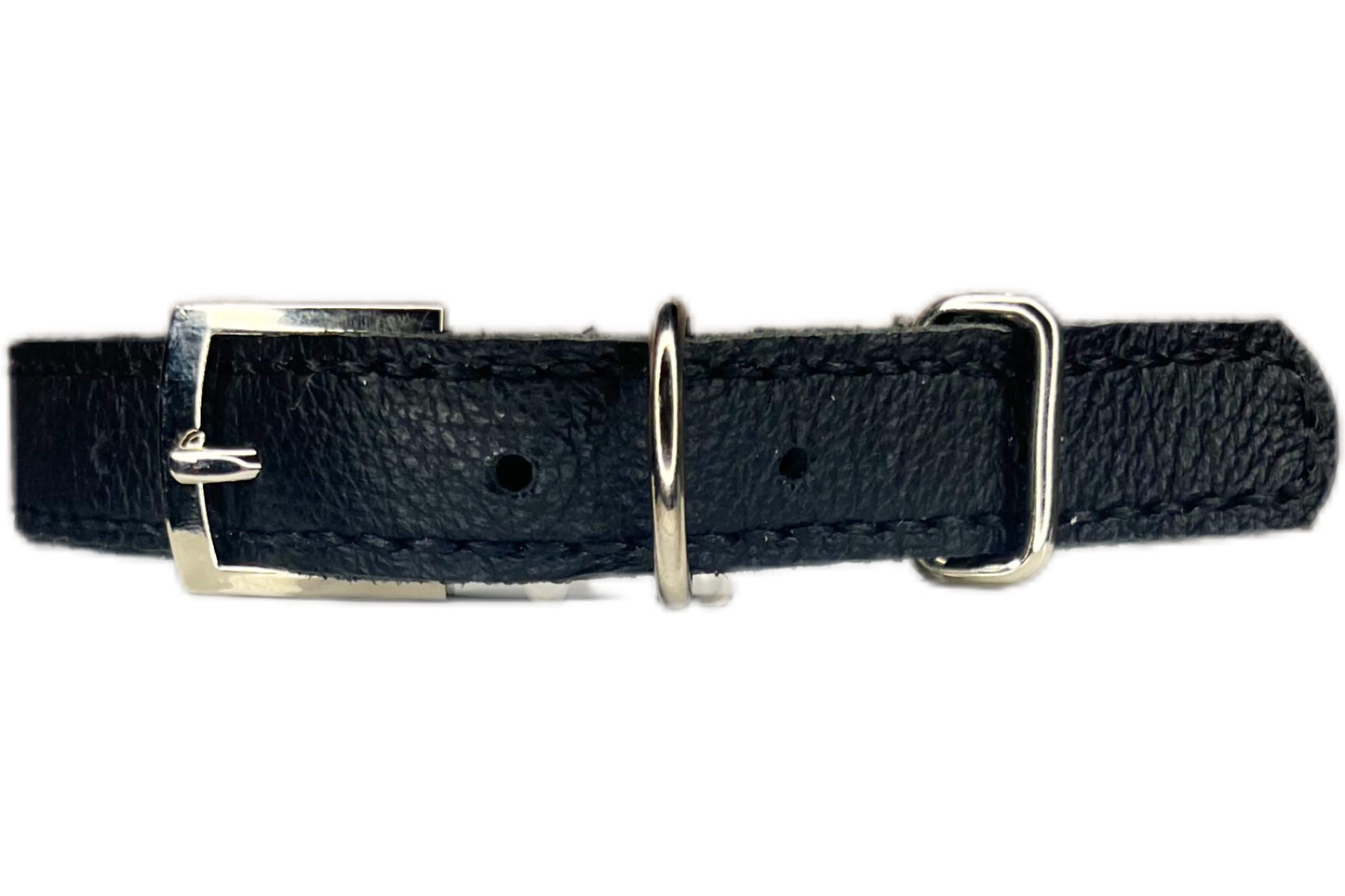 Medium Black Collar with Turquoise Diamantes