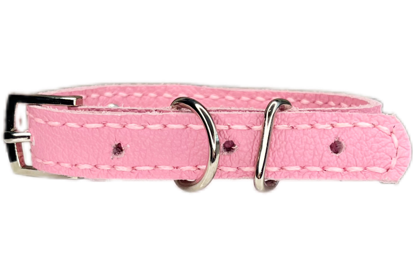 Small Pink Collar with Red Diamantes