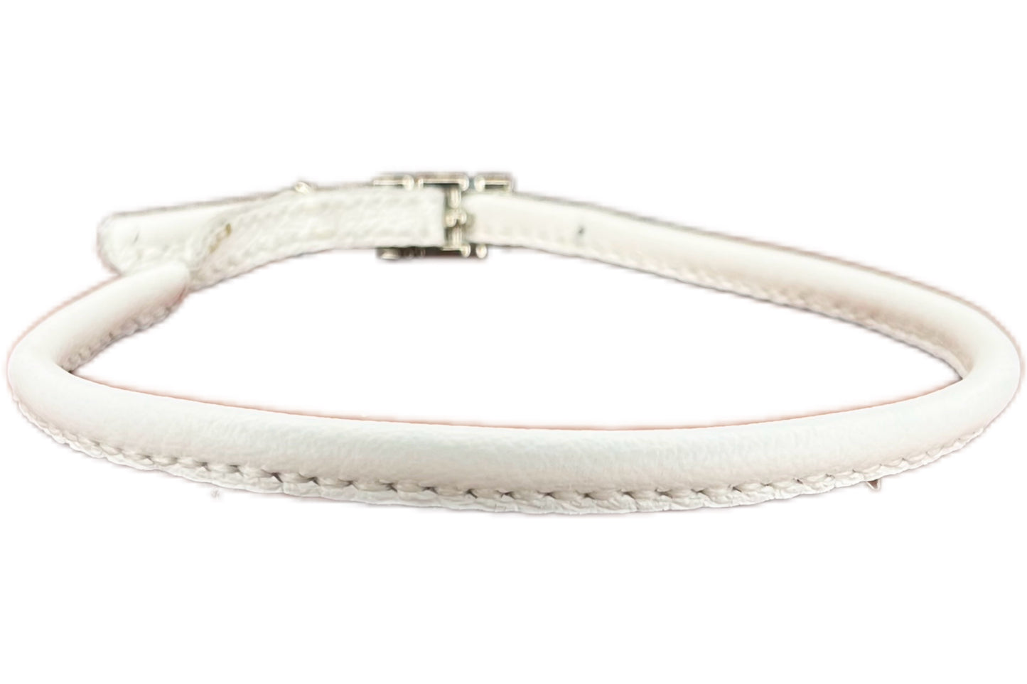 Thin White Rolled Collar