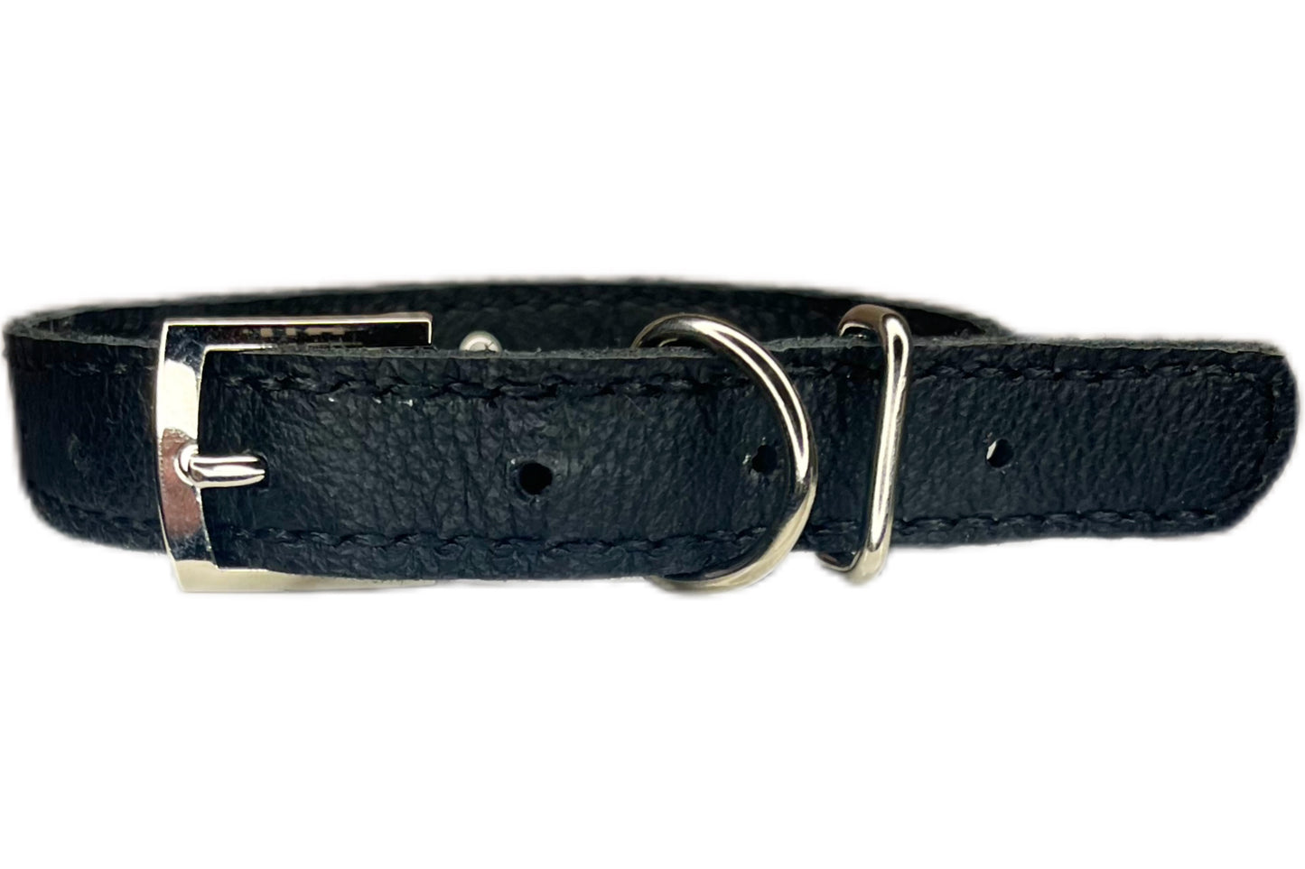 Medium Black Collar with Hot Pink Diamantes