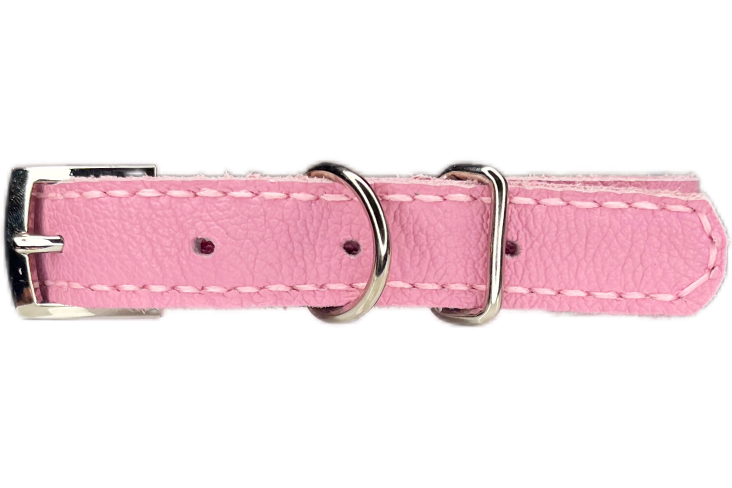Medium Pink Collar with Light Pink Diamantes