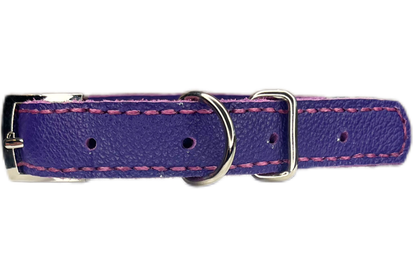 Medium Purple Collar with Light Pink Diamante