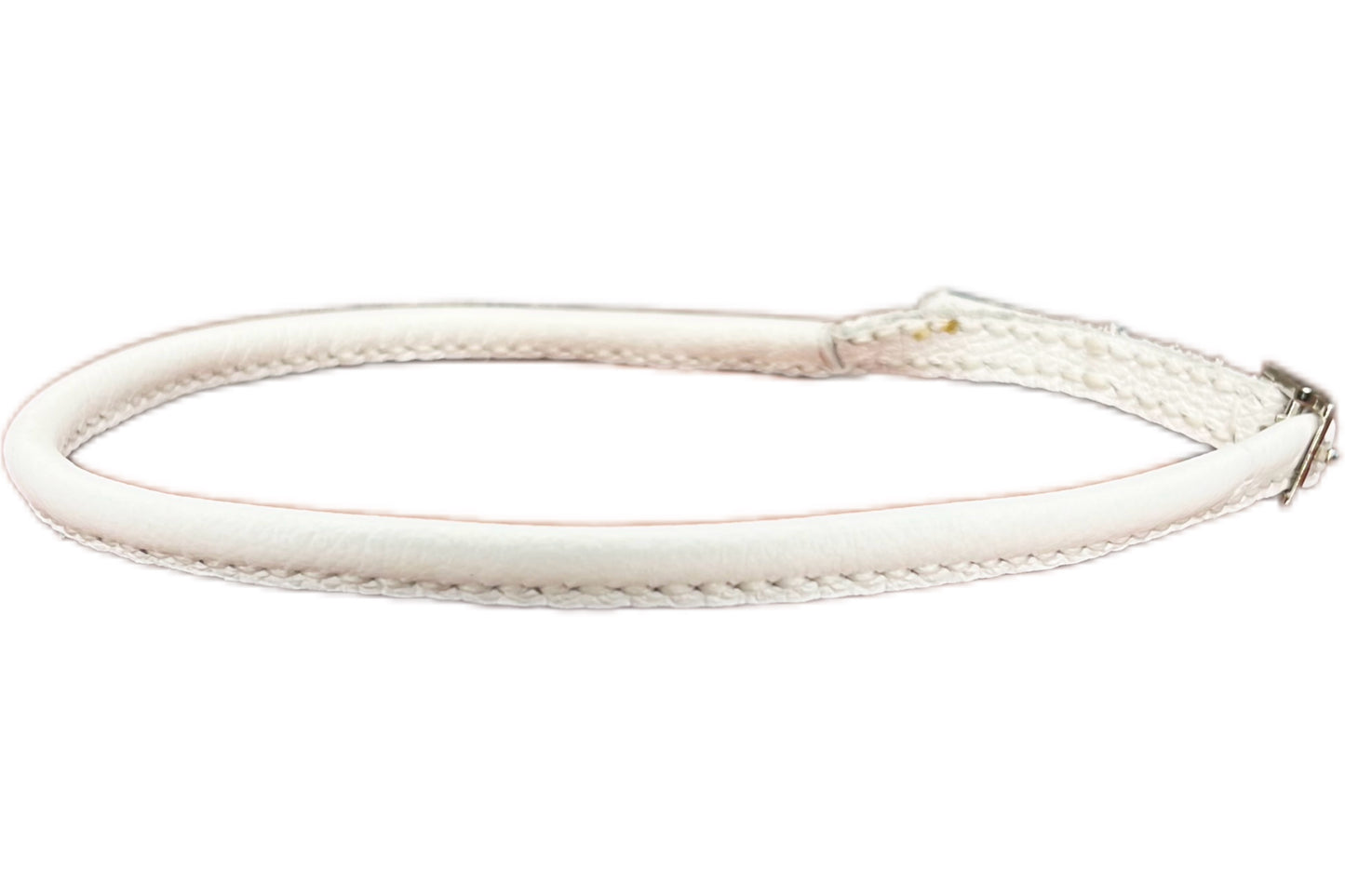 Thin White Rolled Collar