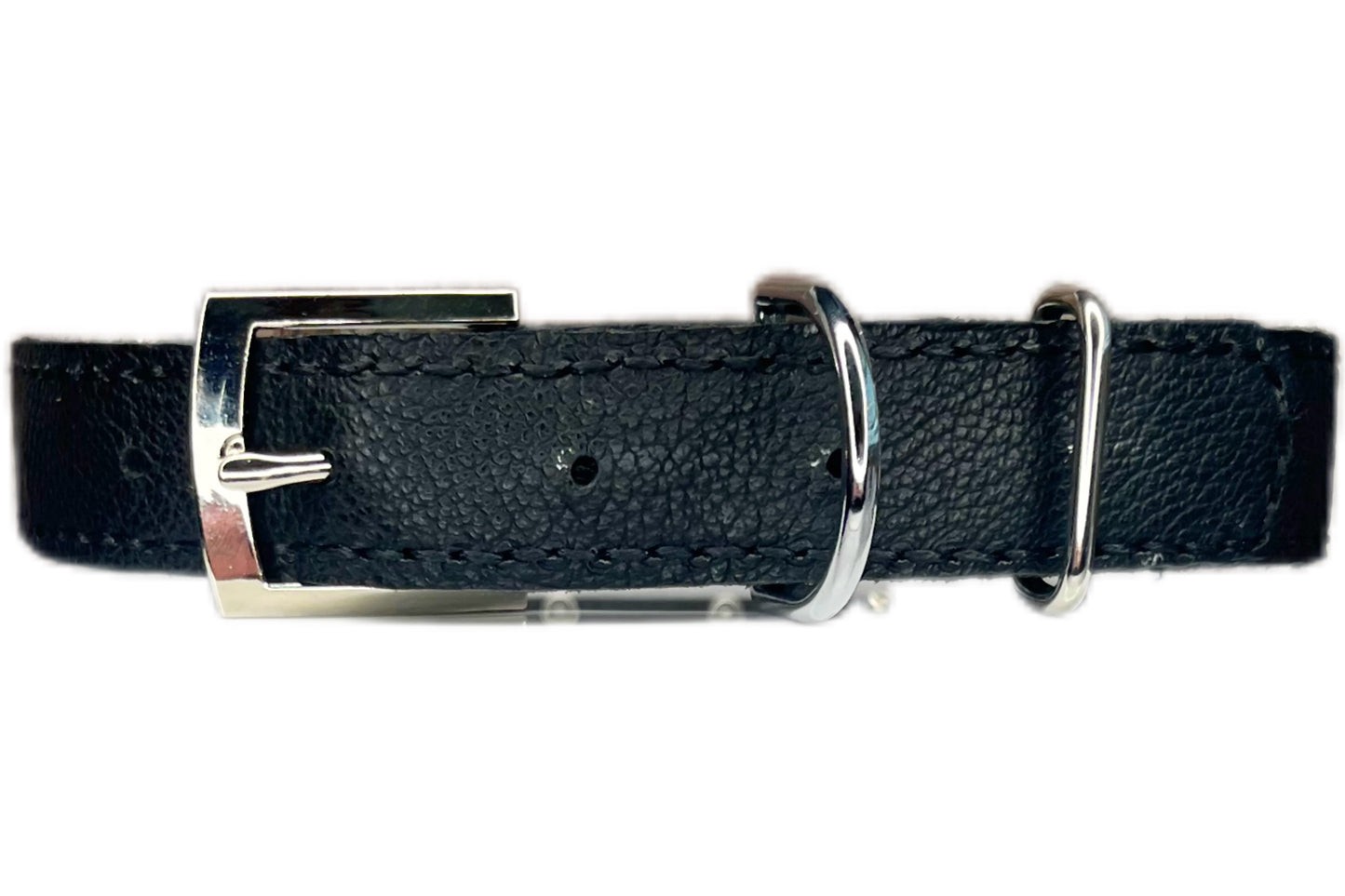 Large Black Collar with Hot Pink Diamante