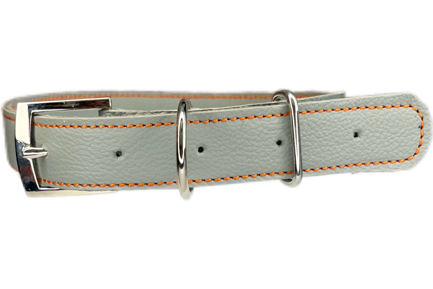 Large Grey Collar with Royal Blue Diamante