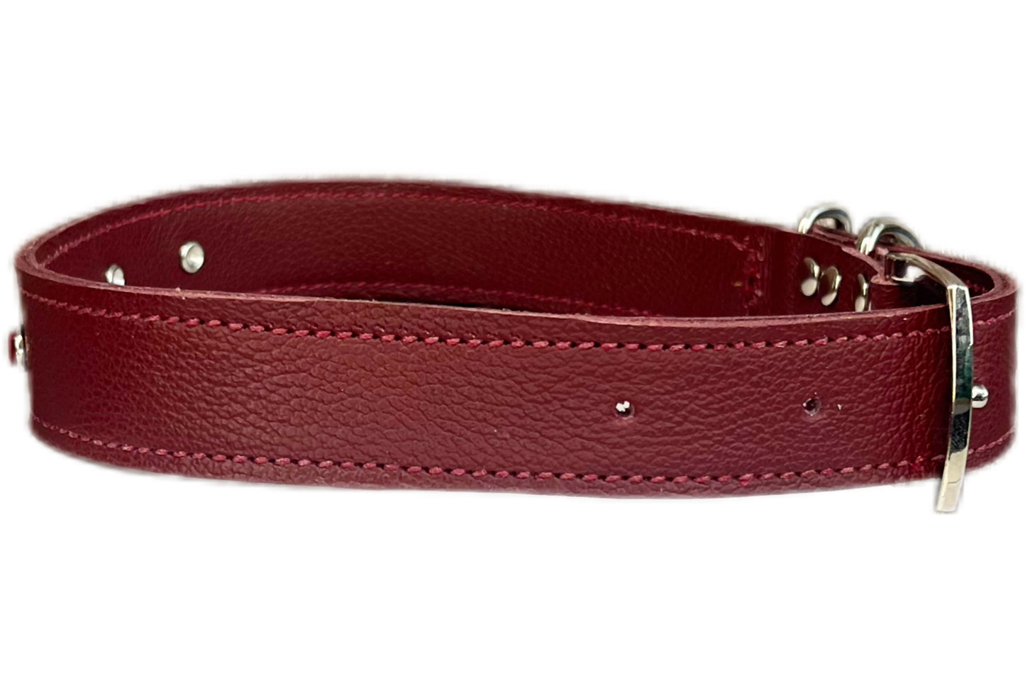 Large Red Collar with Red Diamantes