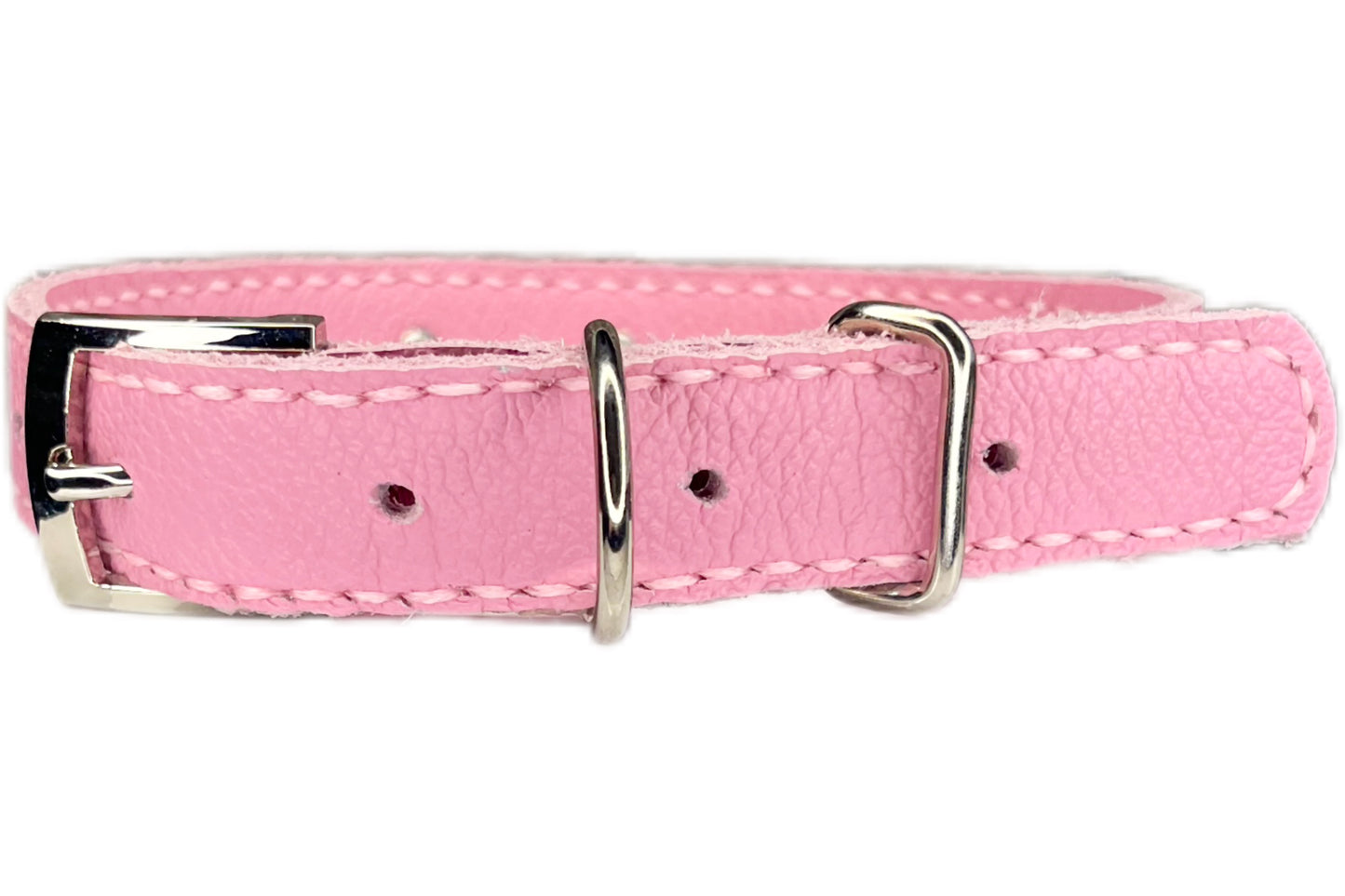 Medium Pink Collar with Lilac Diamantes