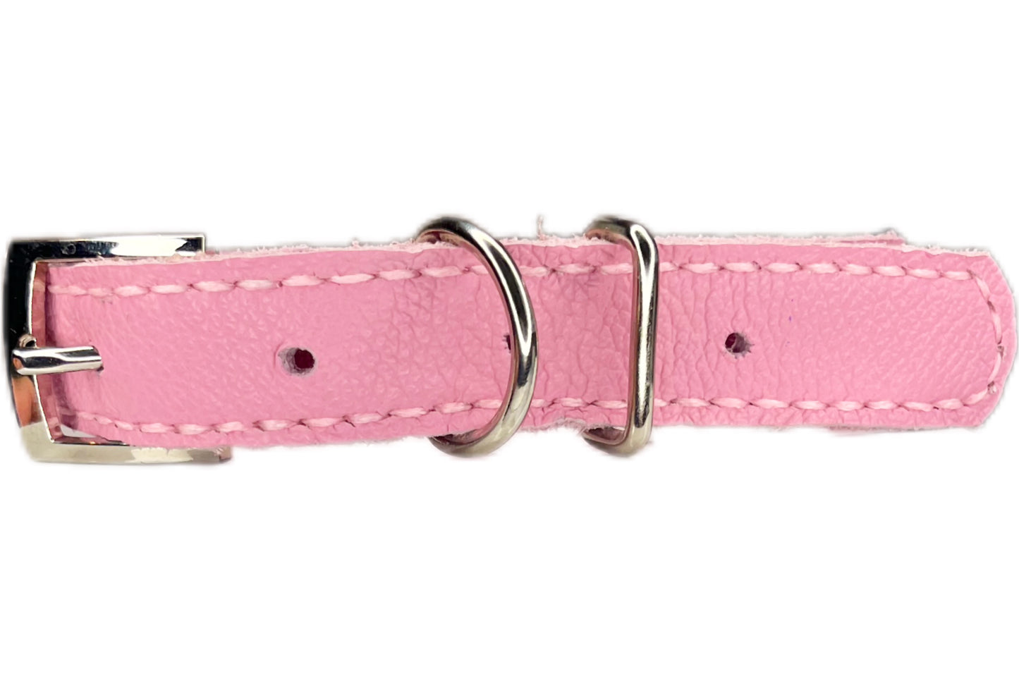 Medium Pink Collar with Hot Pink Diamante