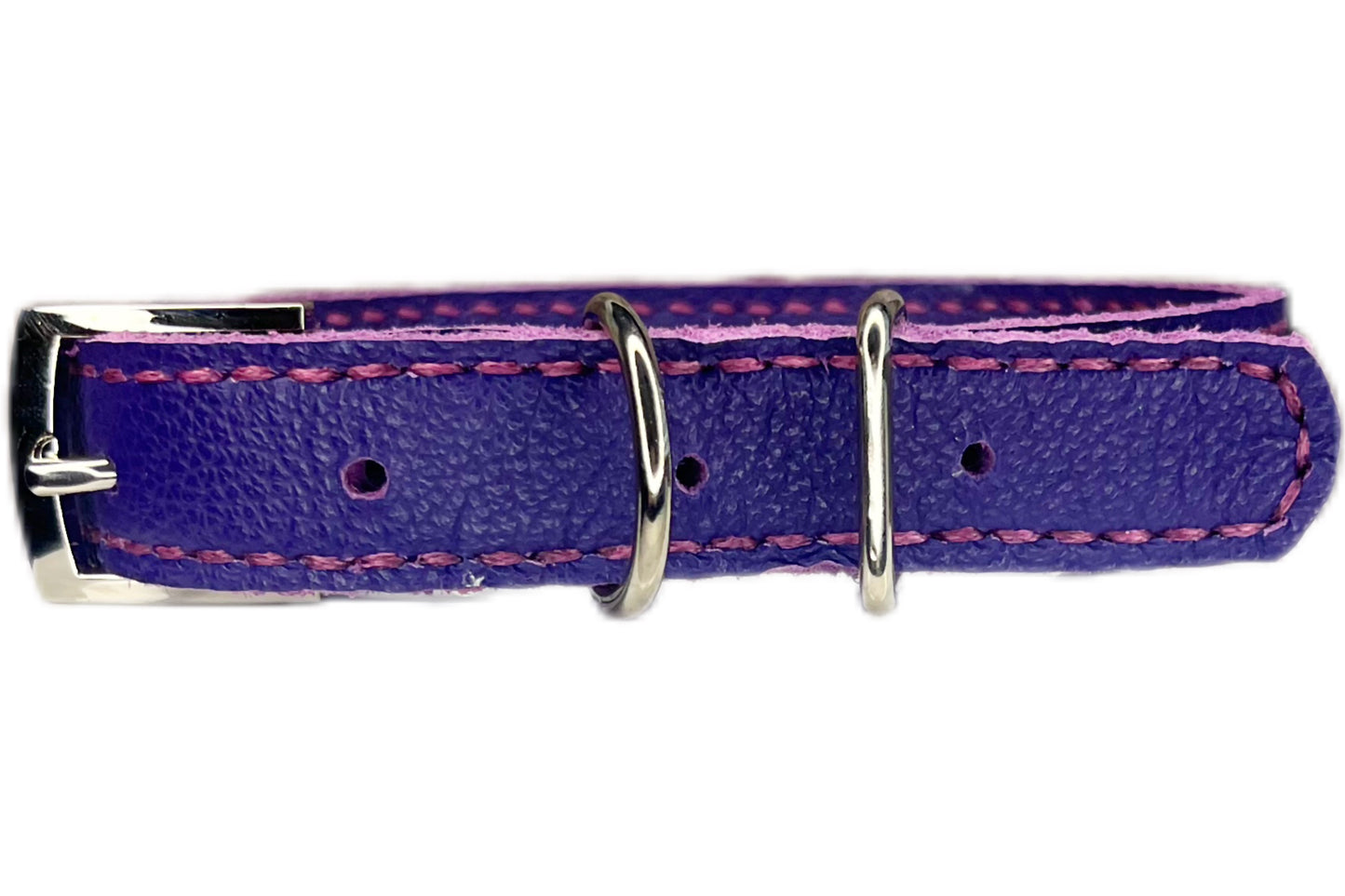 Medium Purple Collar with Hot Pink Diamantes
