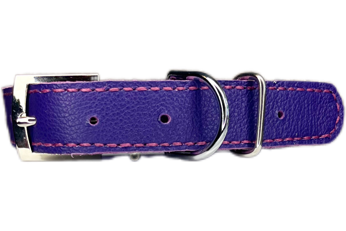 Large Purple Collar with Violet Diamante