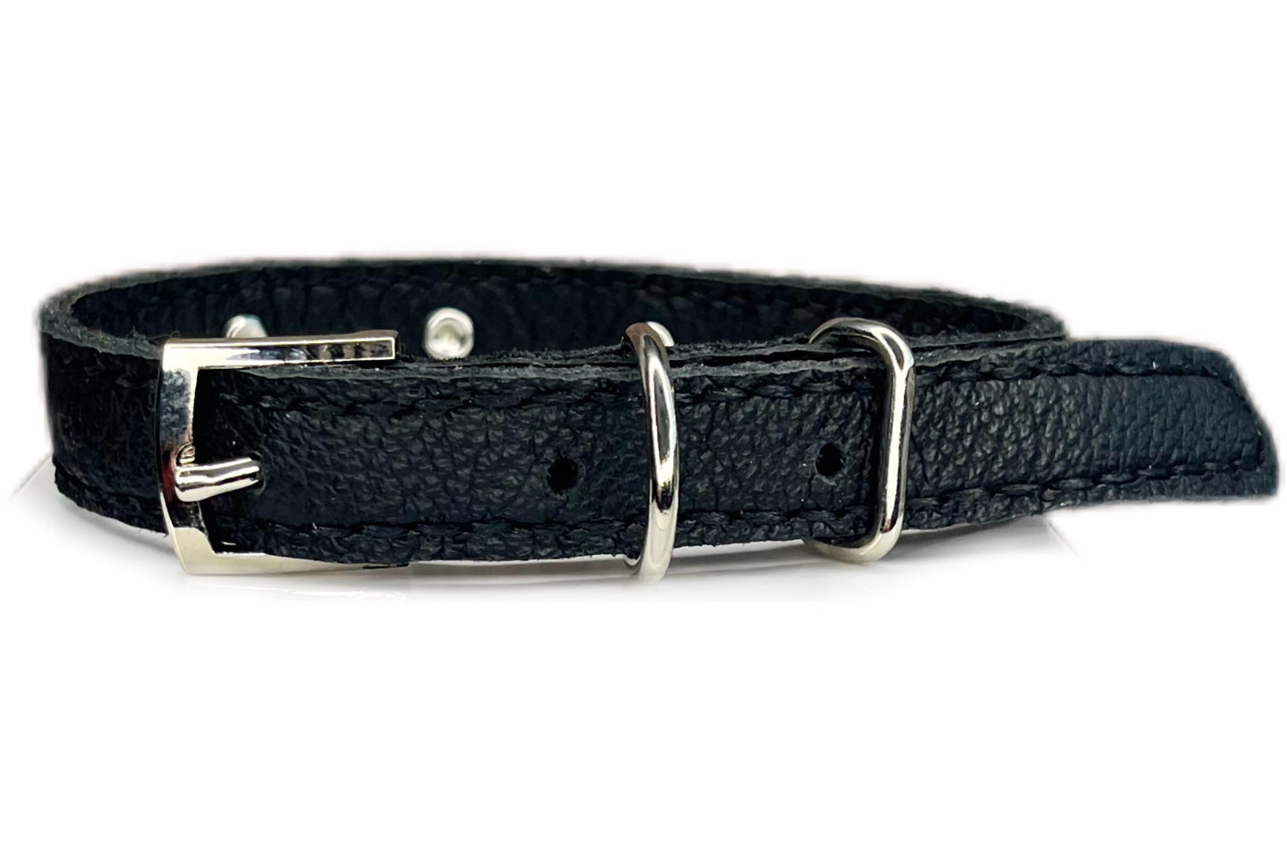 Small Black Collar with Jade Green Diamante