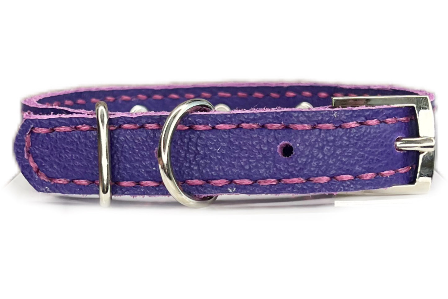 Small Purple Collar with Violet Diamantes