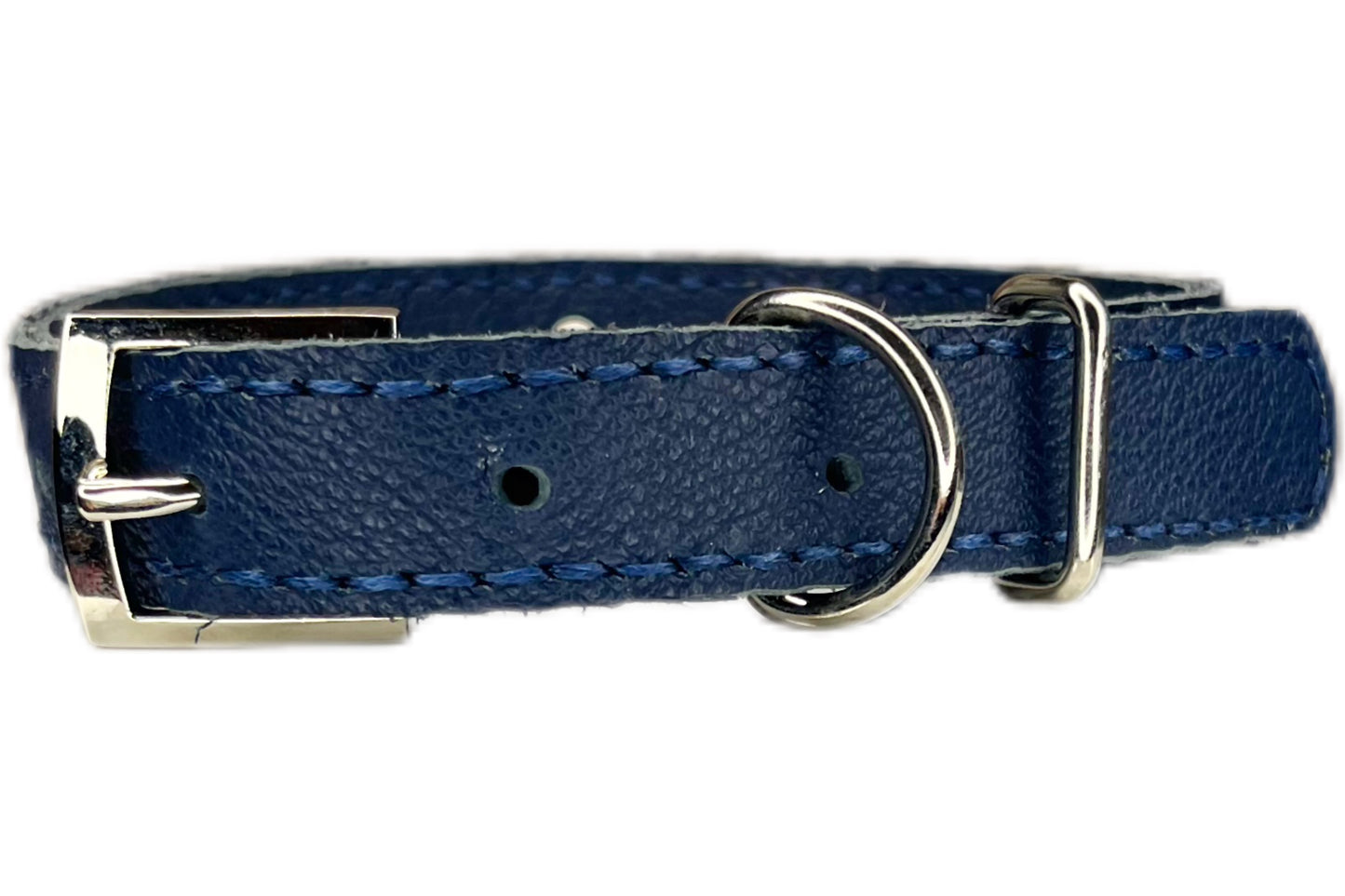 Medium Navy Blue Collar with AB Diamantes