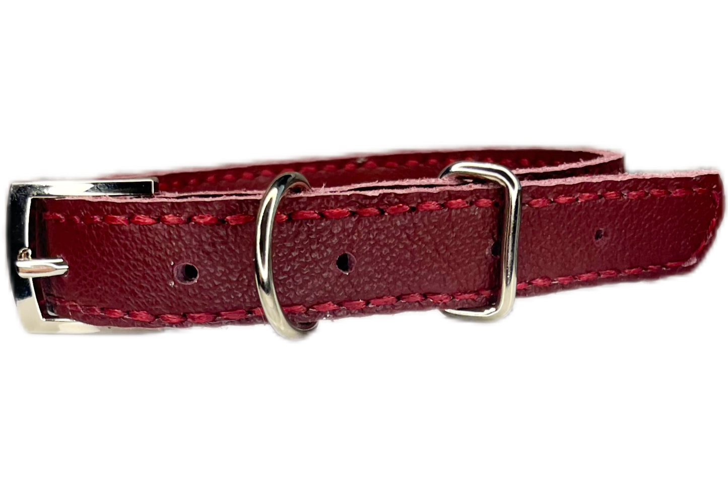 Medium Red Collar with Red Diamantes