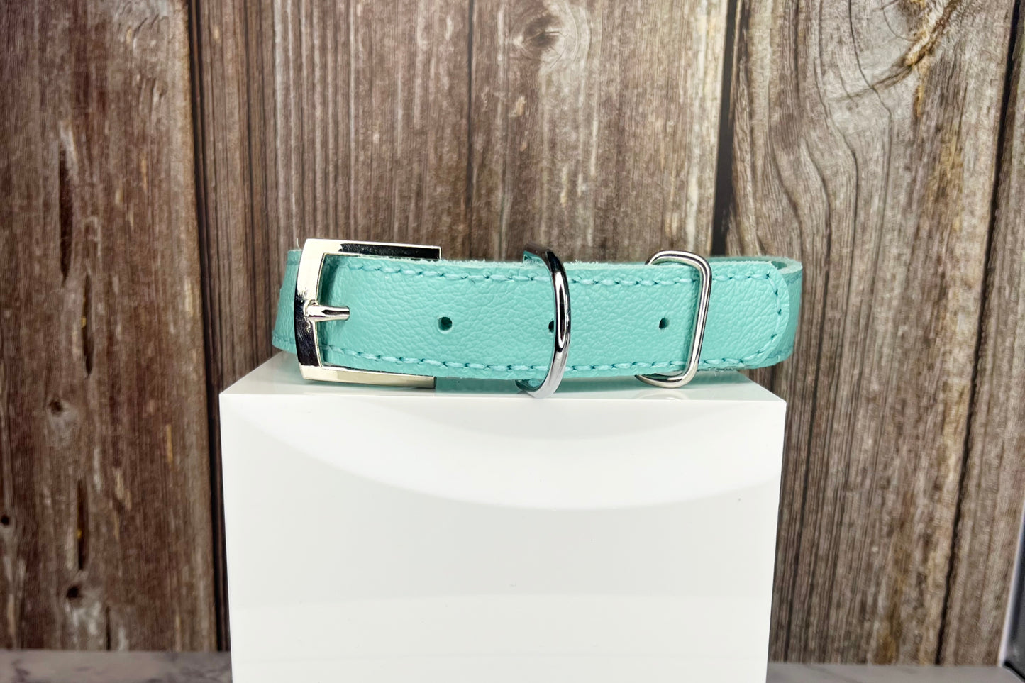 Large Aqua Green Collar, Turquise Diamante