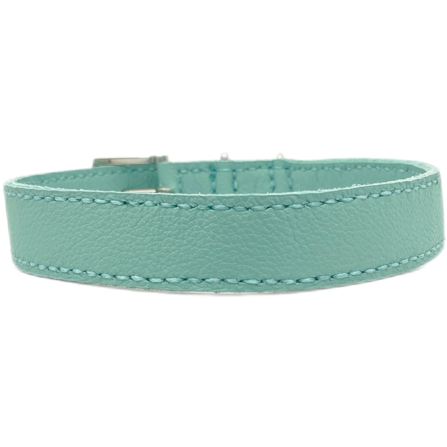 Customised Aqua Green Classic Collar