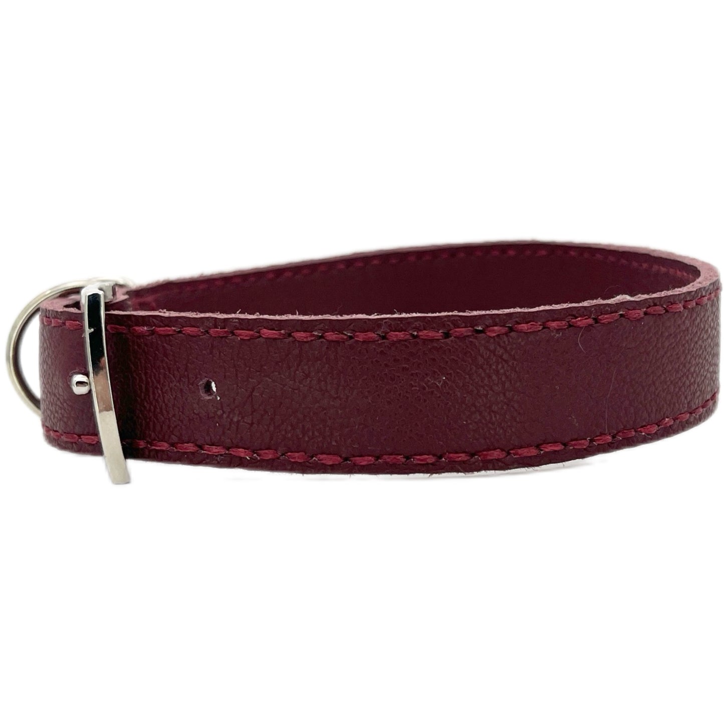 Large Red Leather Collar