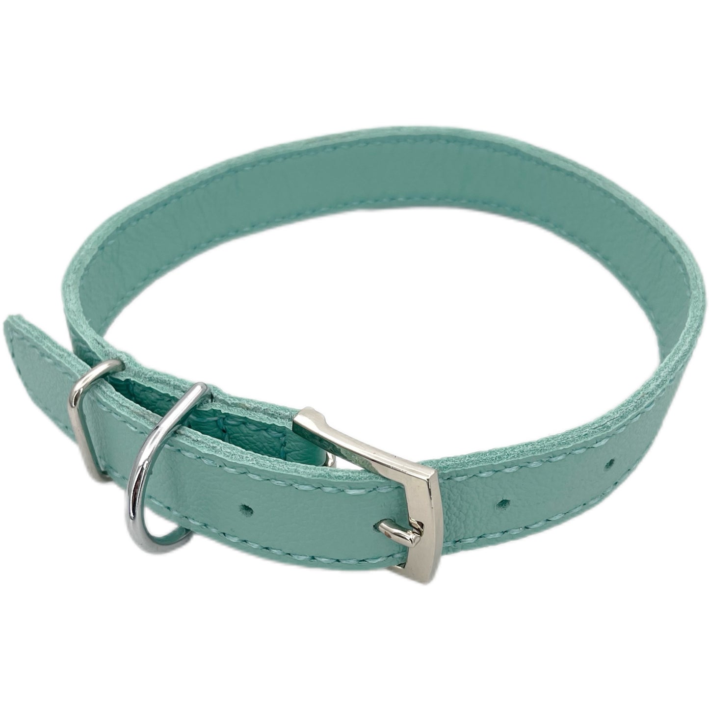 Customised Aqua Green Classic Collar